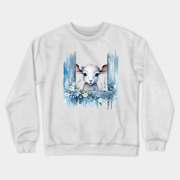 The Lamb Crewneck Sweatshirt by NotUrOrdinaryDesign